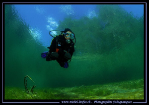 Diving the Fernsteinsee... Que du bonheur... :O)... by Michel Lonfat 